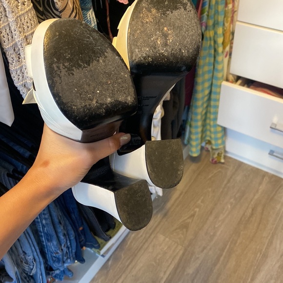 YSL CHUNKY PLATFORM HEELS 🤍 - Picture 12 of 12